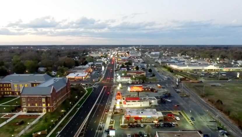 Aerial view of ֱ over RT 13.